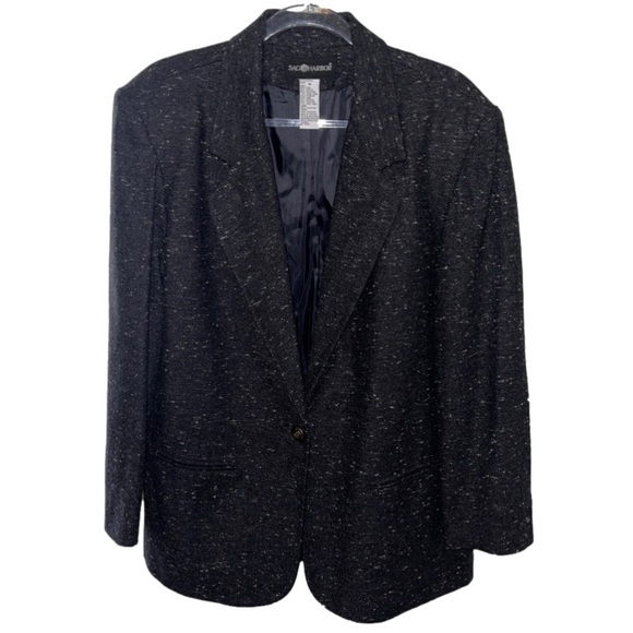 Sag Harbor Vintage Wool Blend Blazer - Picture 1 of 4
